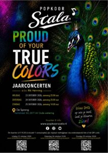 Jaarconcert Popkoor Scala “Proud of Your True Colors”